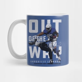 Shaquille Leonard Indianapolis Out Of The Way Mug